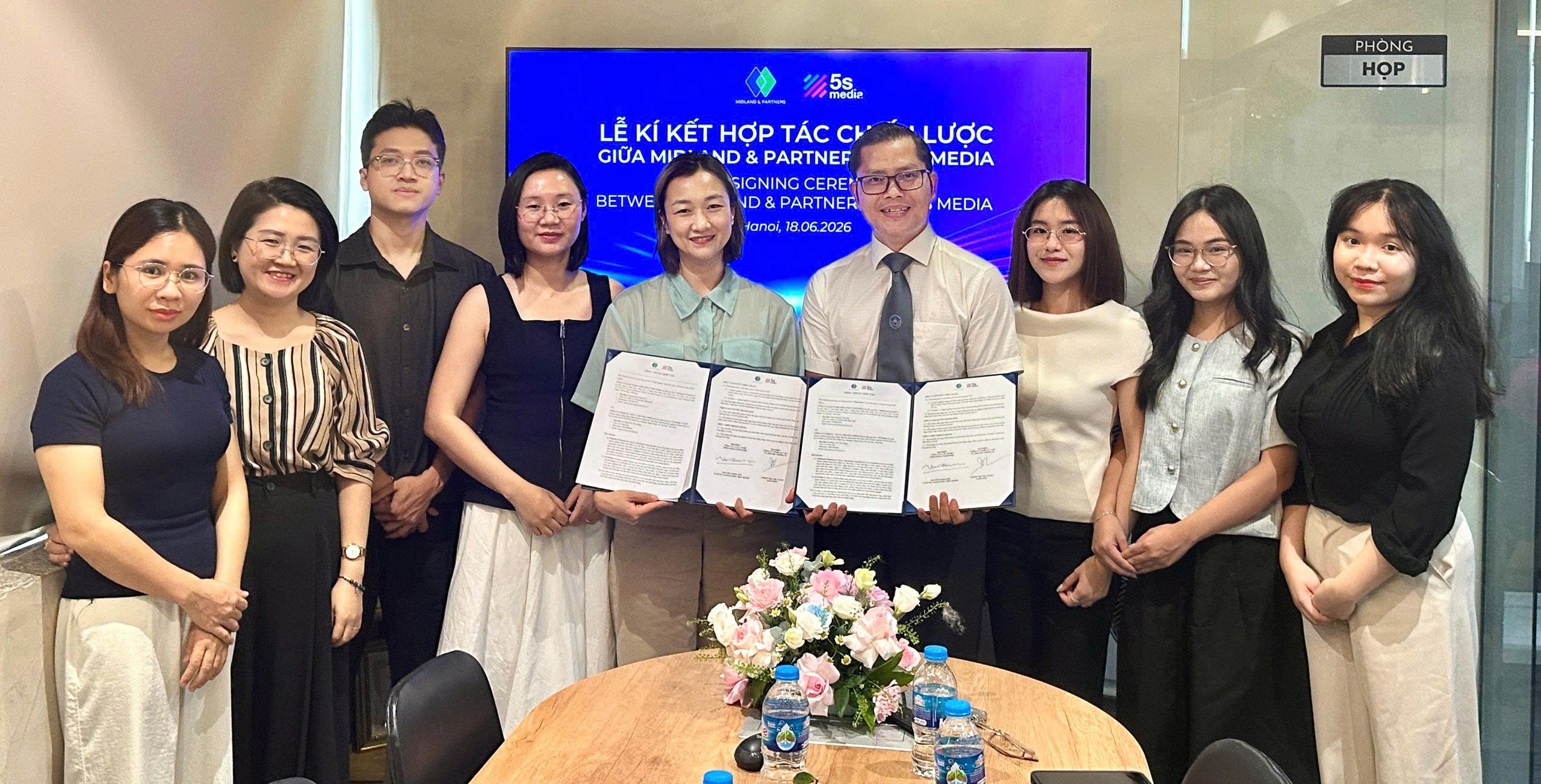 Midland And Partners And 5s Media Mou Signing Ceremony